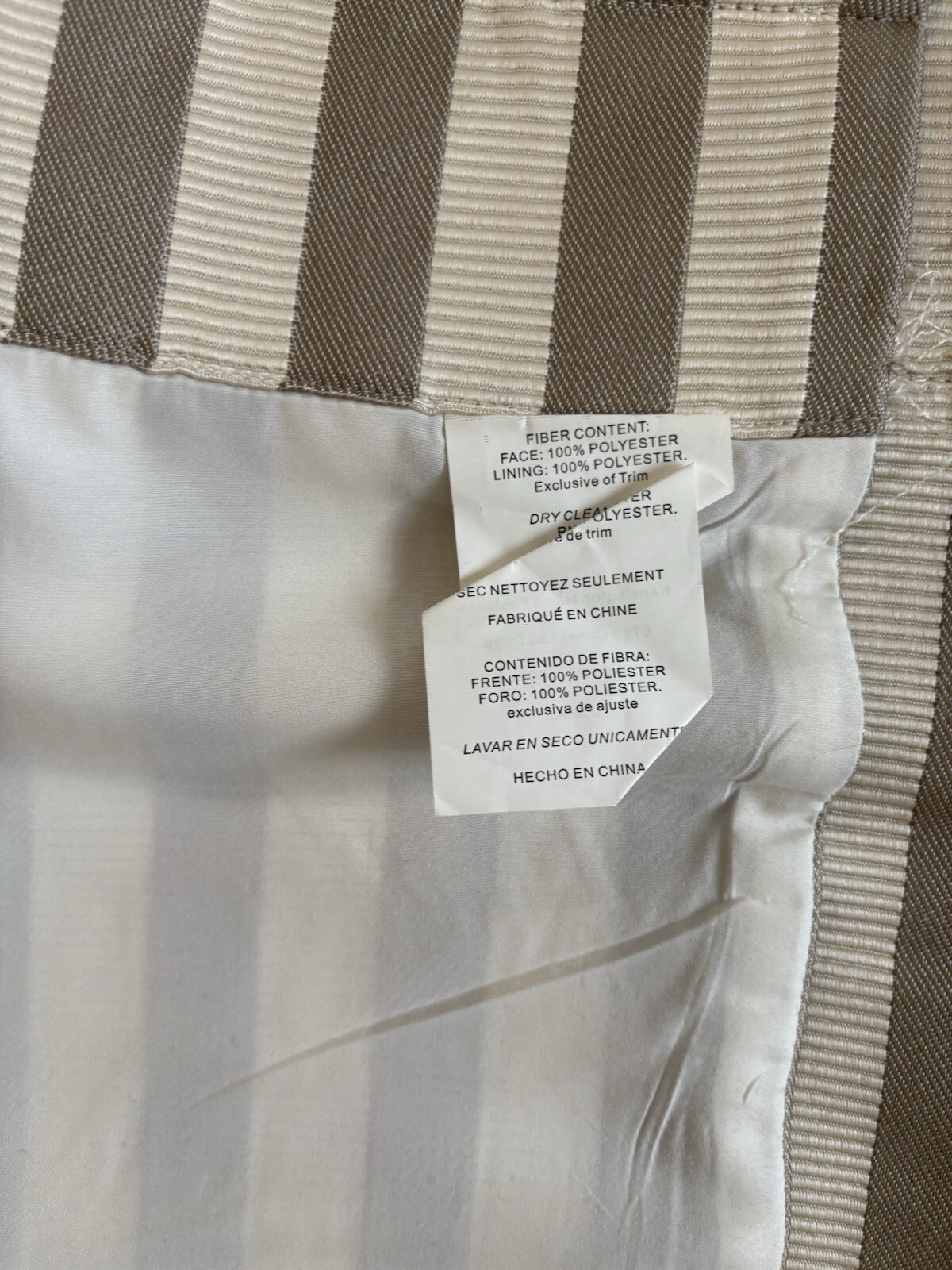 Window Valance 52×15 Inch Beige-cream