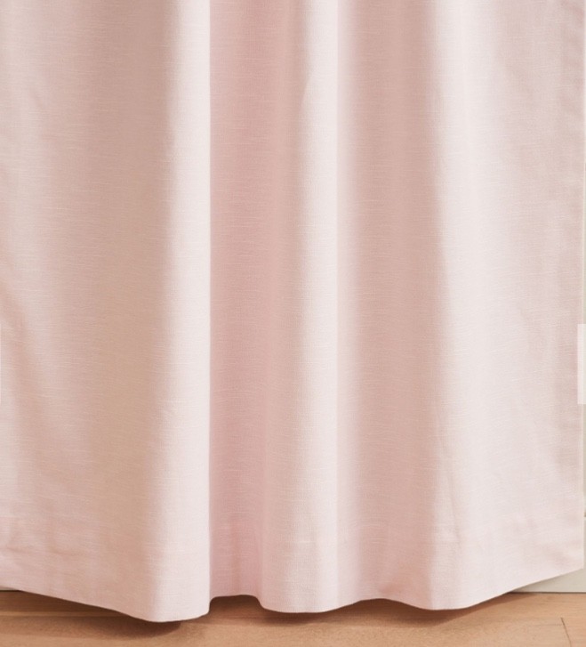 Pottery Barn Kids Evelyn Linen Blackout Curtain – Light Pink
