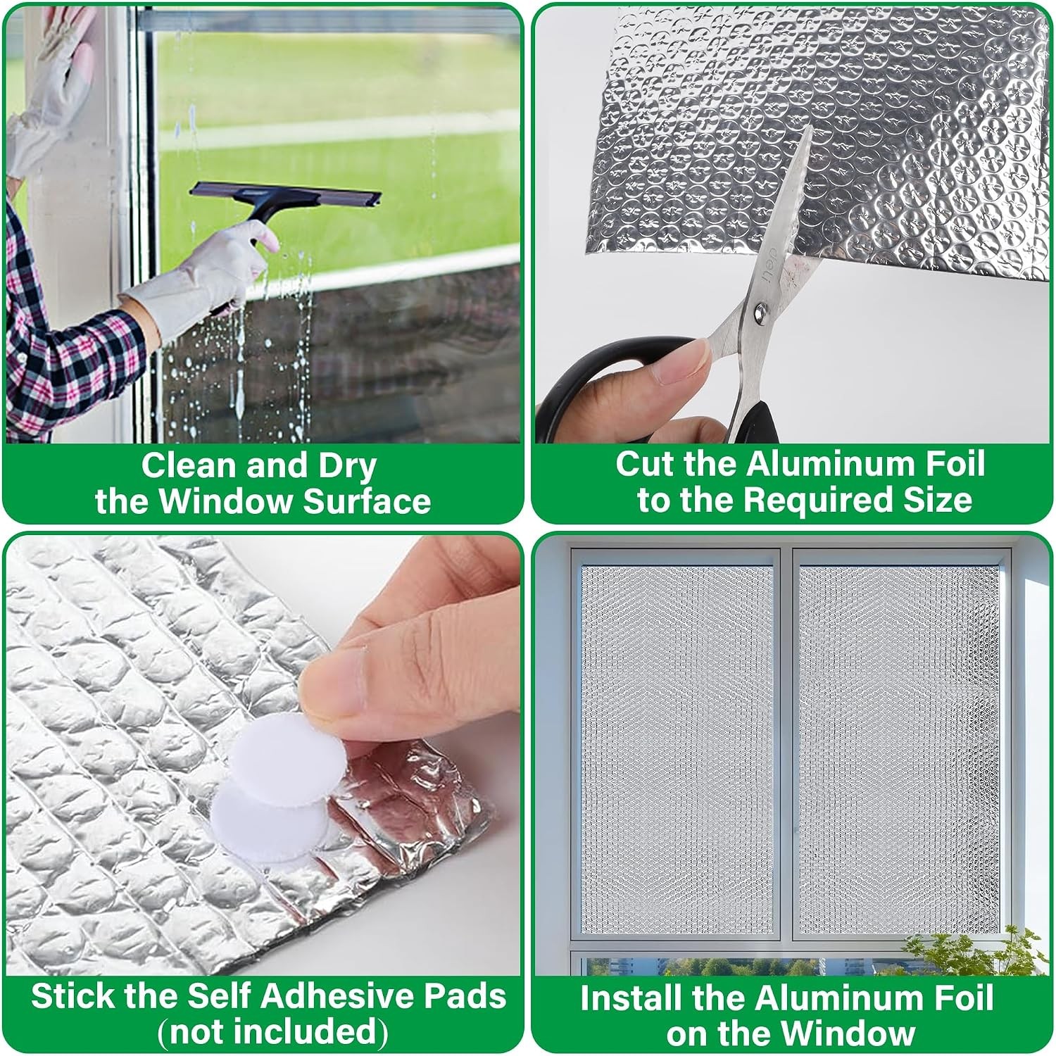 Insulation Weatherproof Garage Door Cover for Windows RV Basement Winter Summer
