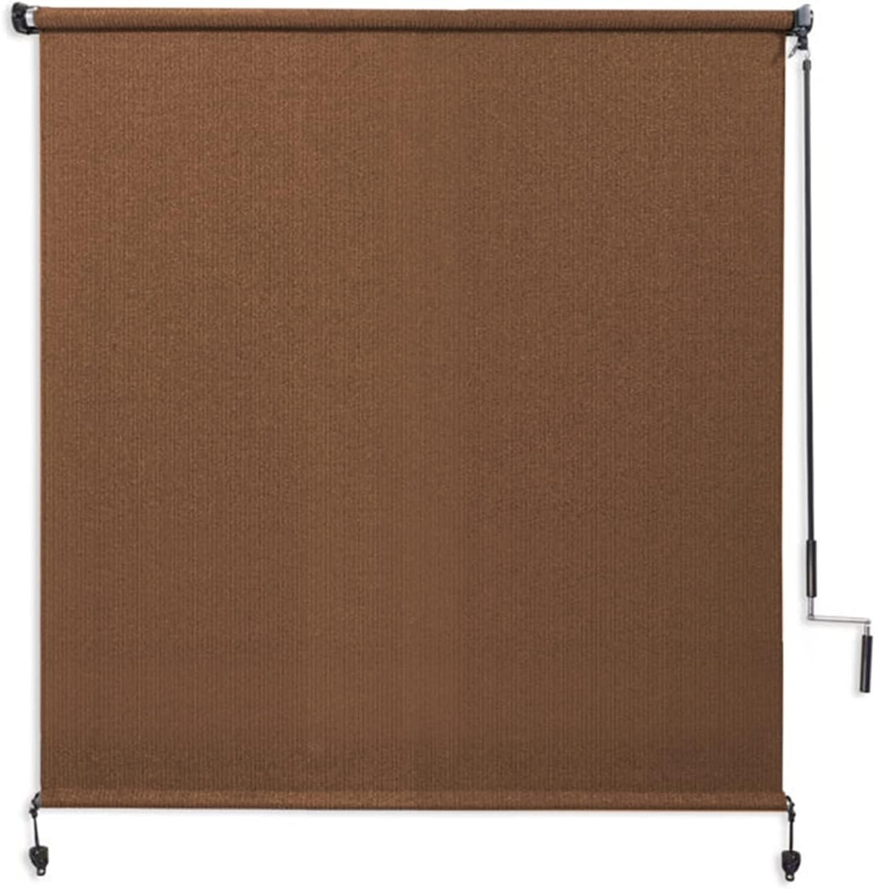 Mocha 4ft x 6ft Cordless Roller Shade with 90% UV Protection & Breathable Fabric