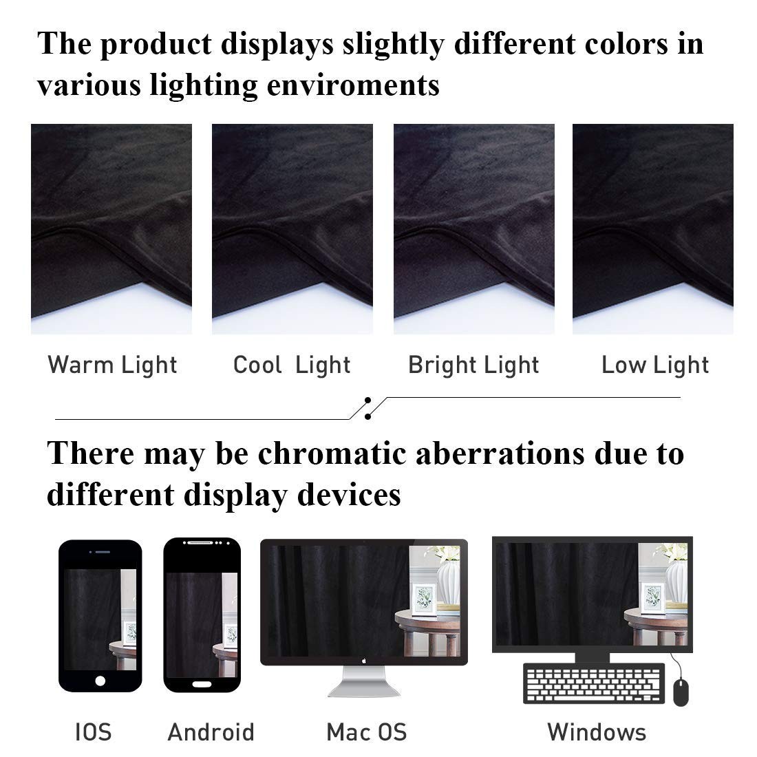 Blackout Black Velvet Curtains 96 Inches Theater Curtains Grommet Heat