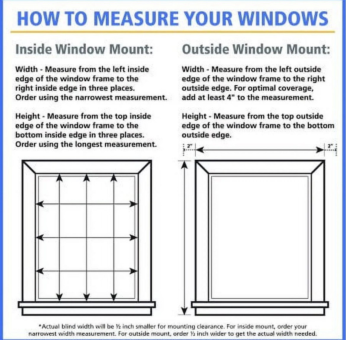 Mainstays 1″ Cordless Vinyl Light Filtering Mini Blinds, White, 34″ W x 64″ L