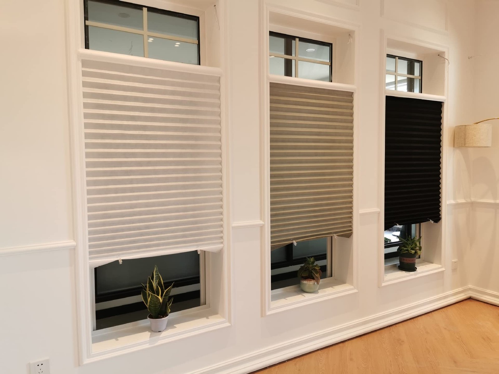2 Pack Temporary Blinds for Window, Self Adhesive 60*180cm(W*L)-2pcs, White