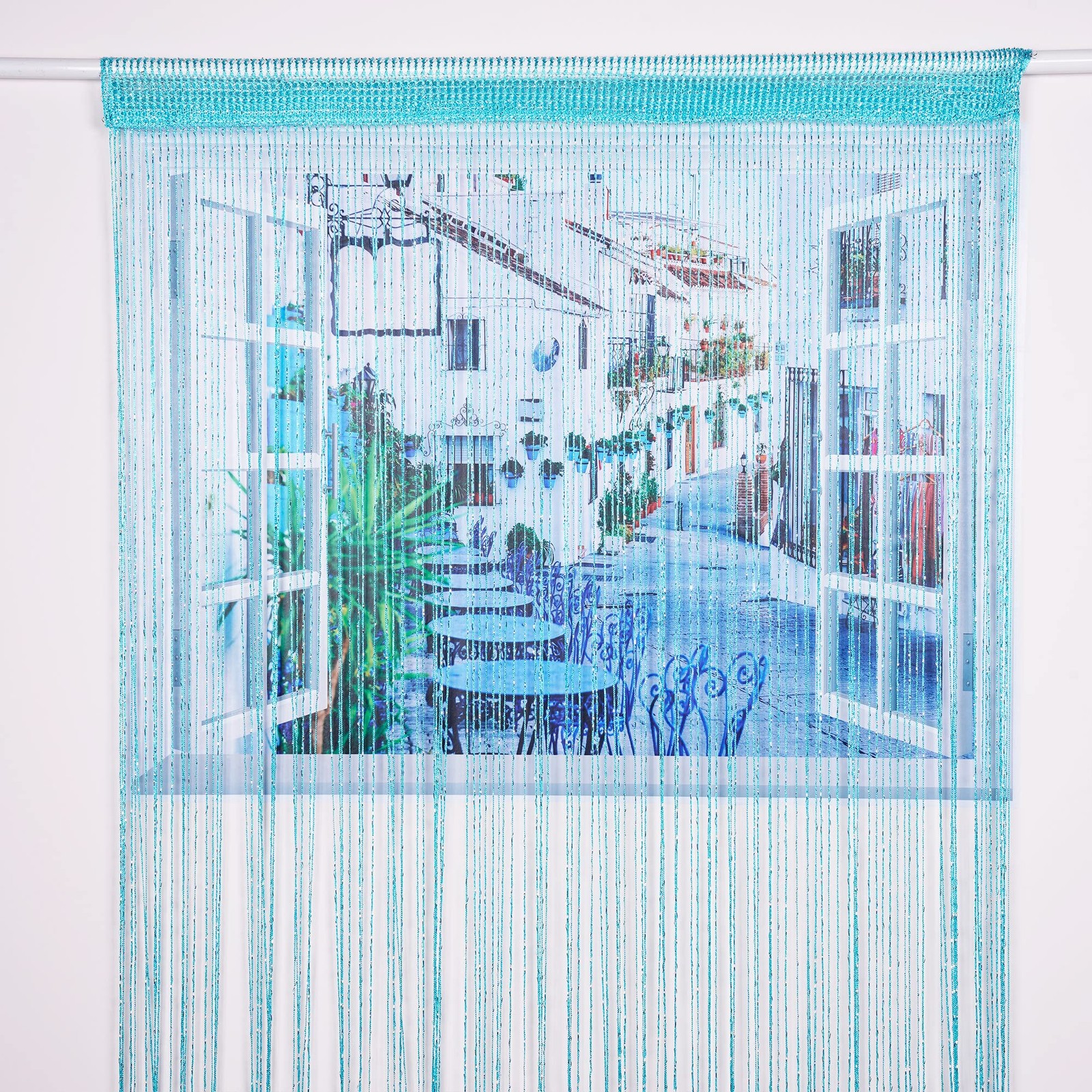 2 Pack 39 x 79 Inch String Curtains for Doorways Room Divider Curtains Hippie…