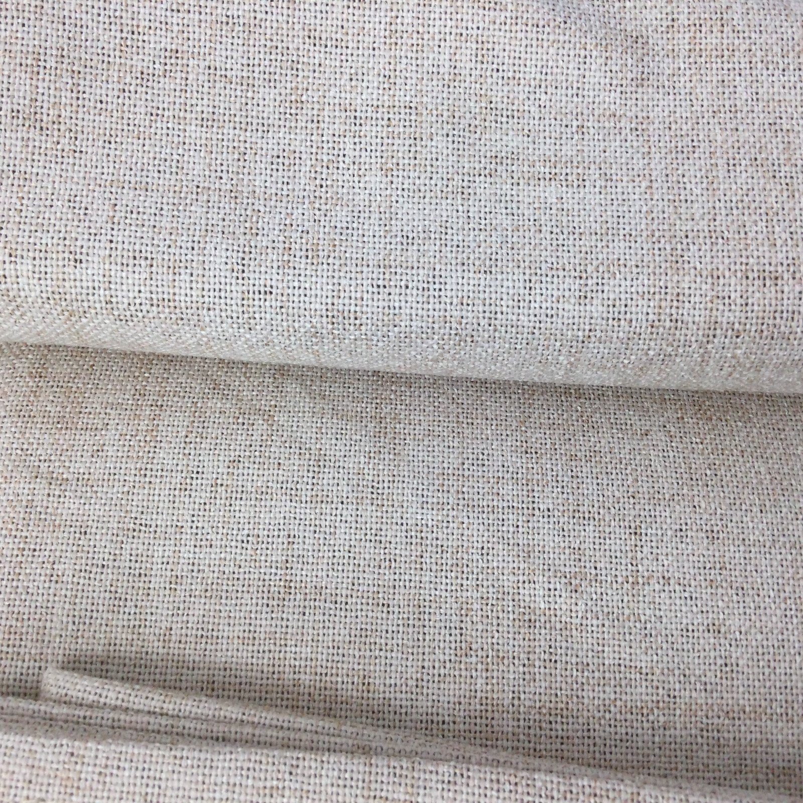 Window Panel Curtain Drape Linen 100 W x 84 L Blackout Beige Grommets 1 Panel