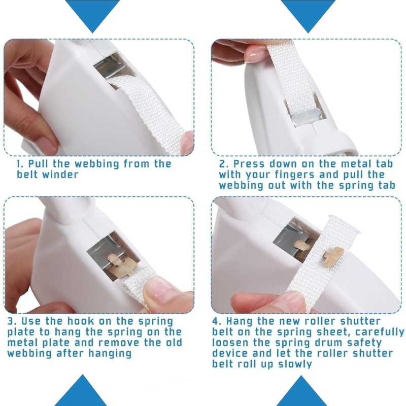 Roller Shutter Belt Organizers Window Shutter Strap Winder for Simple Install