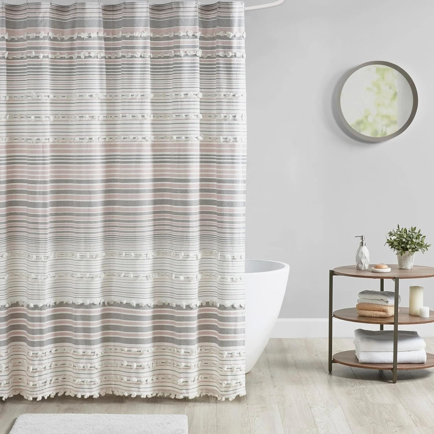 9.8 Ft Ceiling Mounted Curtain Track Kit, Flexible Room Divider Rail for RV, Bat