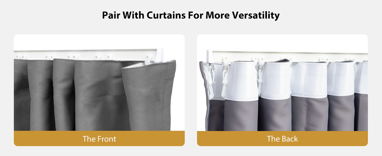 Bendable Ceiling Curtain Track Ceilings Mount or Wall Mounted Heavy-Duty Room