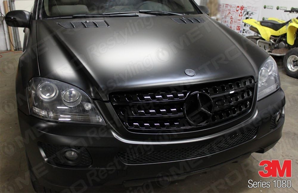 3M 2080 S12 SATIN BLACK 5ft x 6ft (30 sq/ft) Car Wrap Vinyl Film