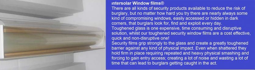 12 Mil Clear Security Window Film 30″ inch Wide x 6.5 ft by the roll intersolar