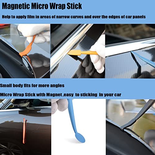 Vinyl Wrap Tool Car Wrap kit for Window Tint Film Installation, Include Heat