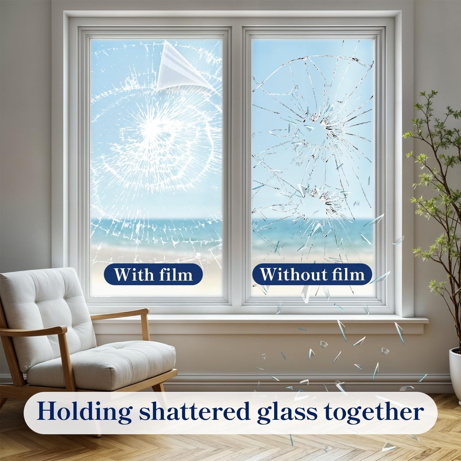 Easy Install Security Film 4 Mil Thickness