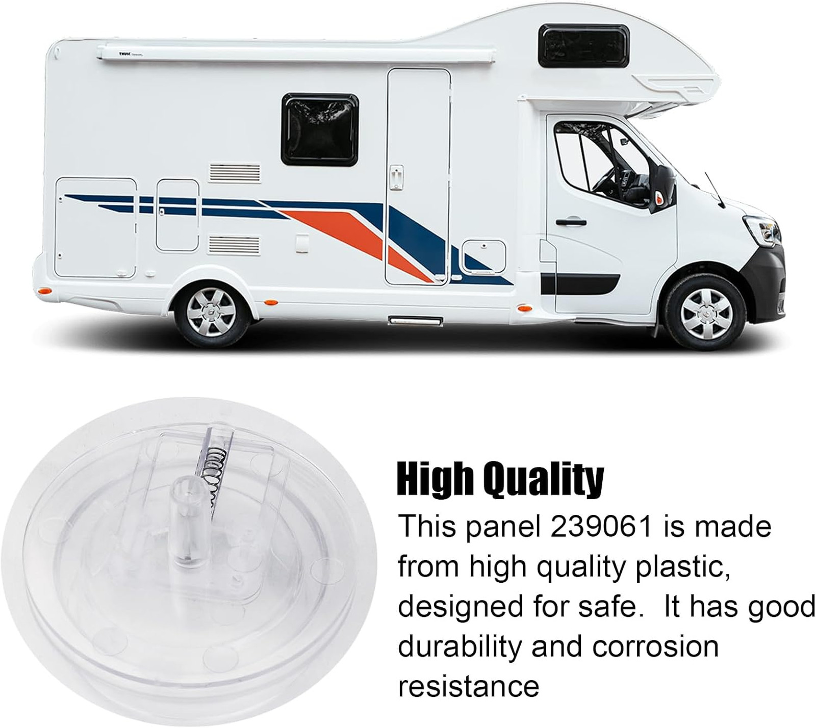Rv Screen Door Slider Panel Acrylic Replacement Part 239061 for Right Handed
