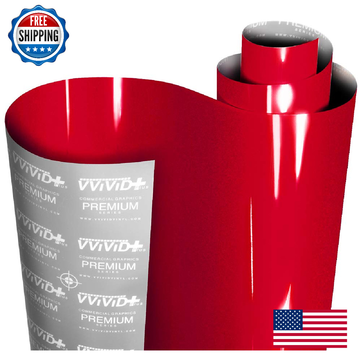 Vvivid Ultra Gloss Metallic Candy Red Vinyl Car Wrap Premium Paint Replacement