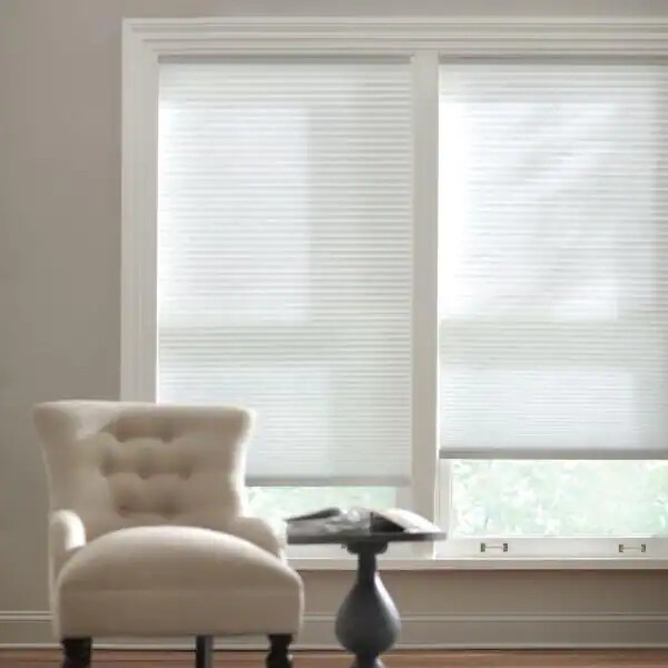 Custom Cut Home Decorators Snow Drift Light Filtering Cordless Cellular Shade
