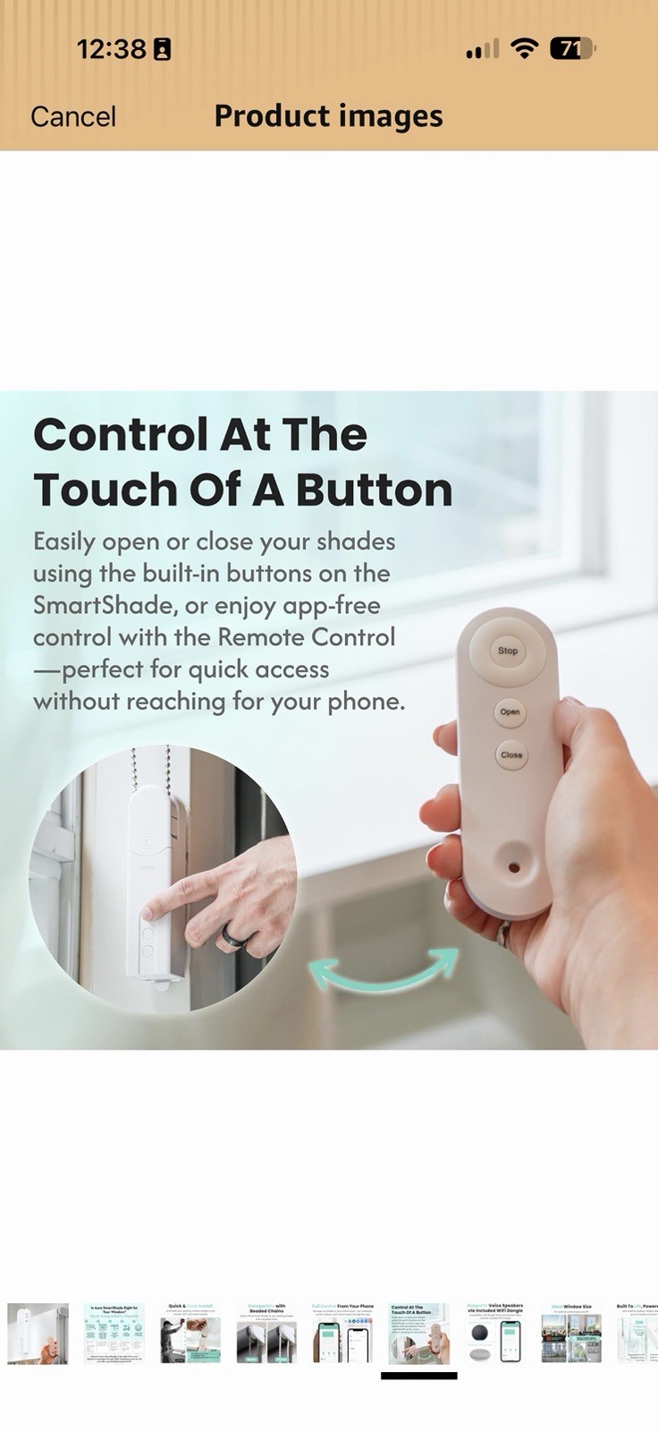 Aura Roller Smart Shade Driver, Remote Control & WiFi Dongle | Automate Existing