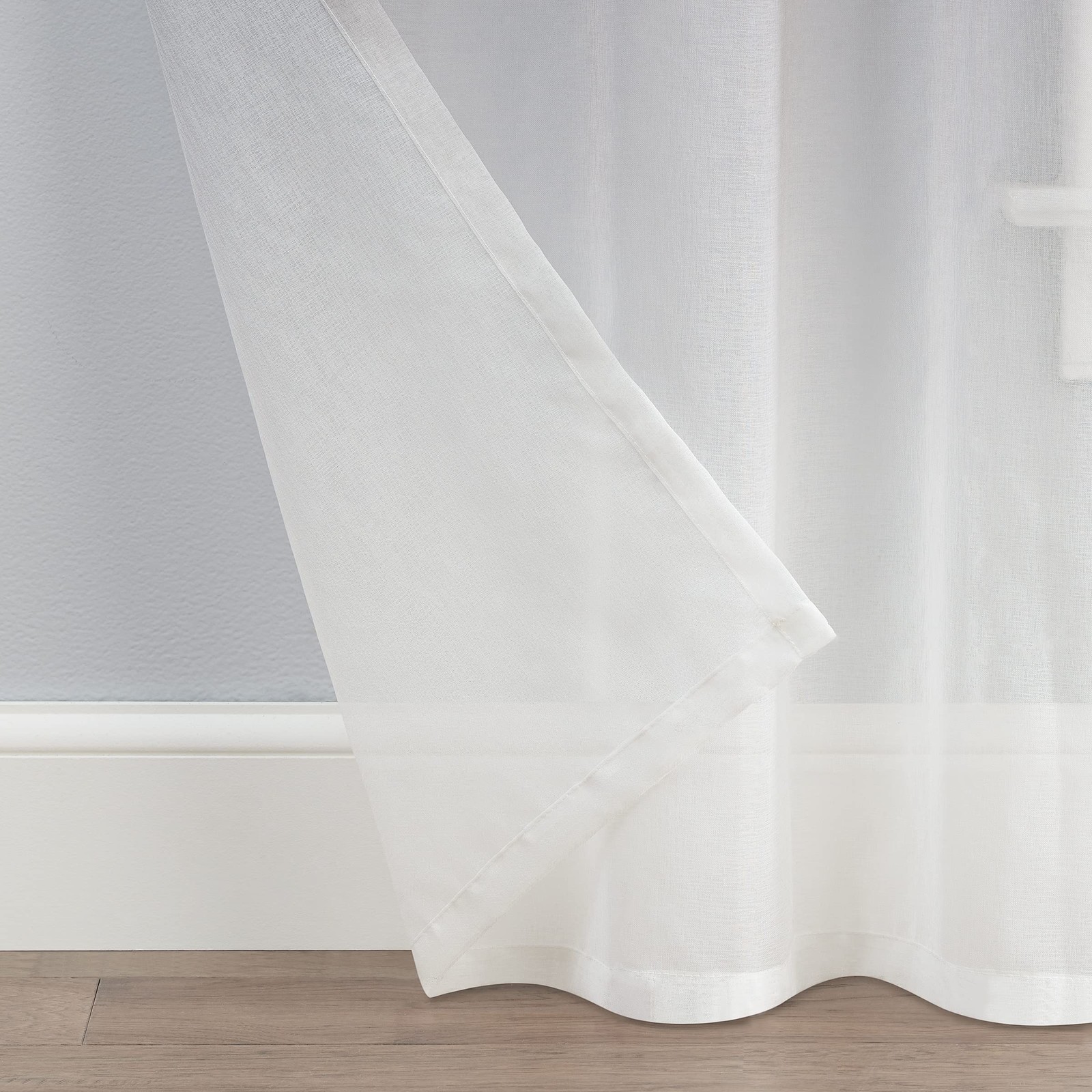 Eclipse Ines Printed Ombre Textured Light Filtering Grommet Window Curtains For