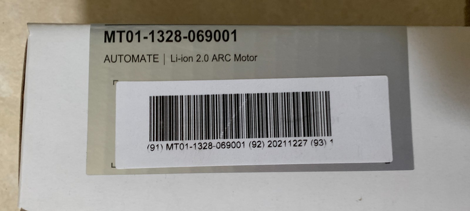 Rollease Acmeda Automate Li-ion 28mm 2.0 Motor- MT01-1328-069001 5V Rechargeable