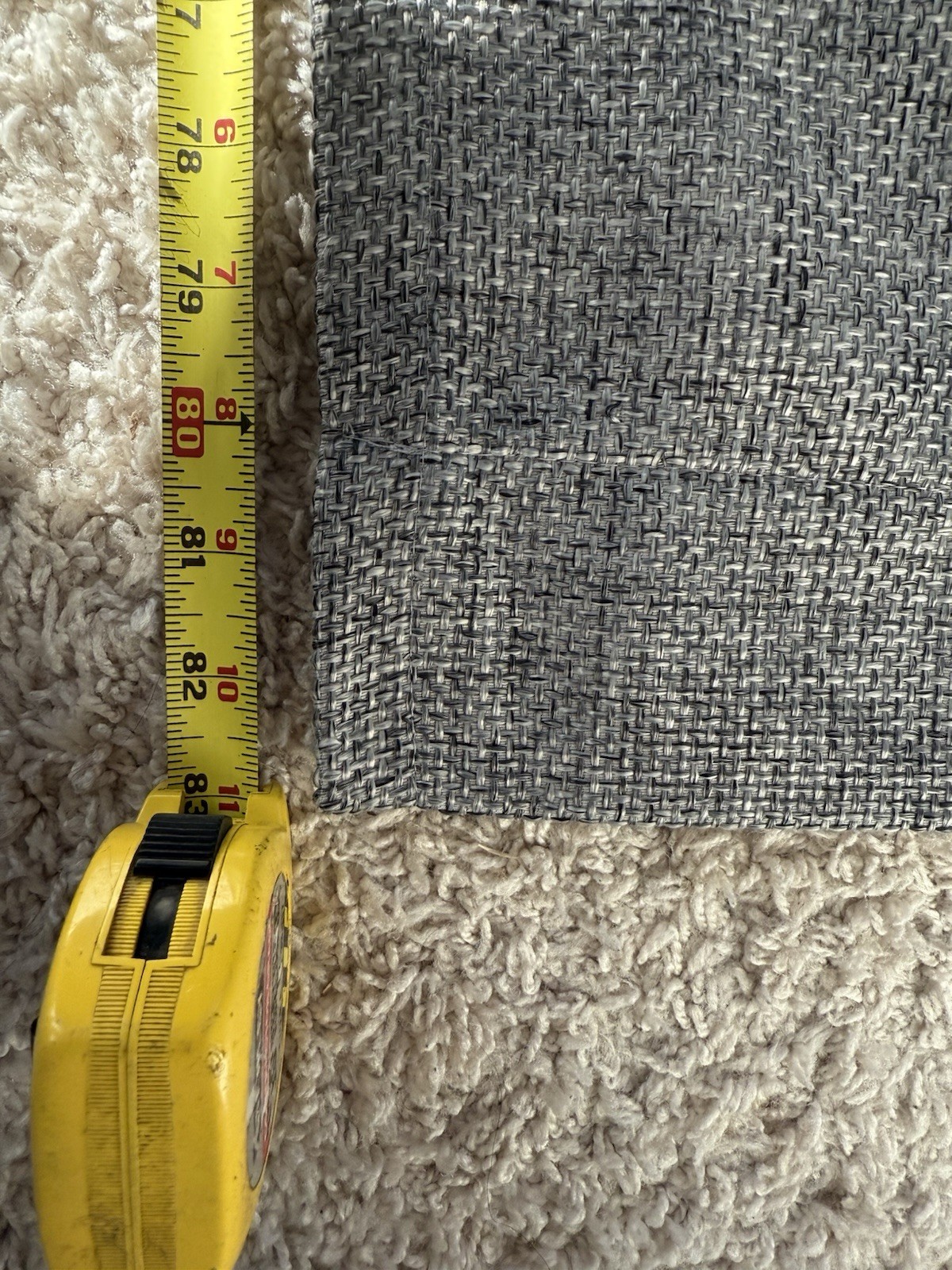 Threshold Heather Gray Textured grommet curtain