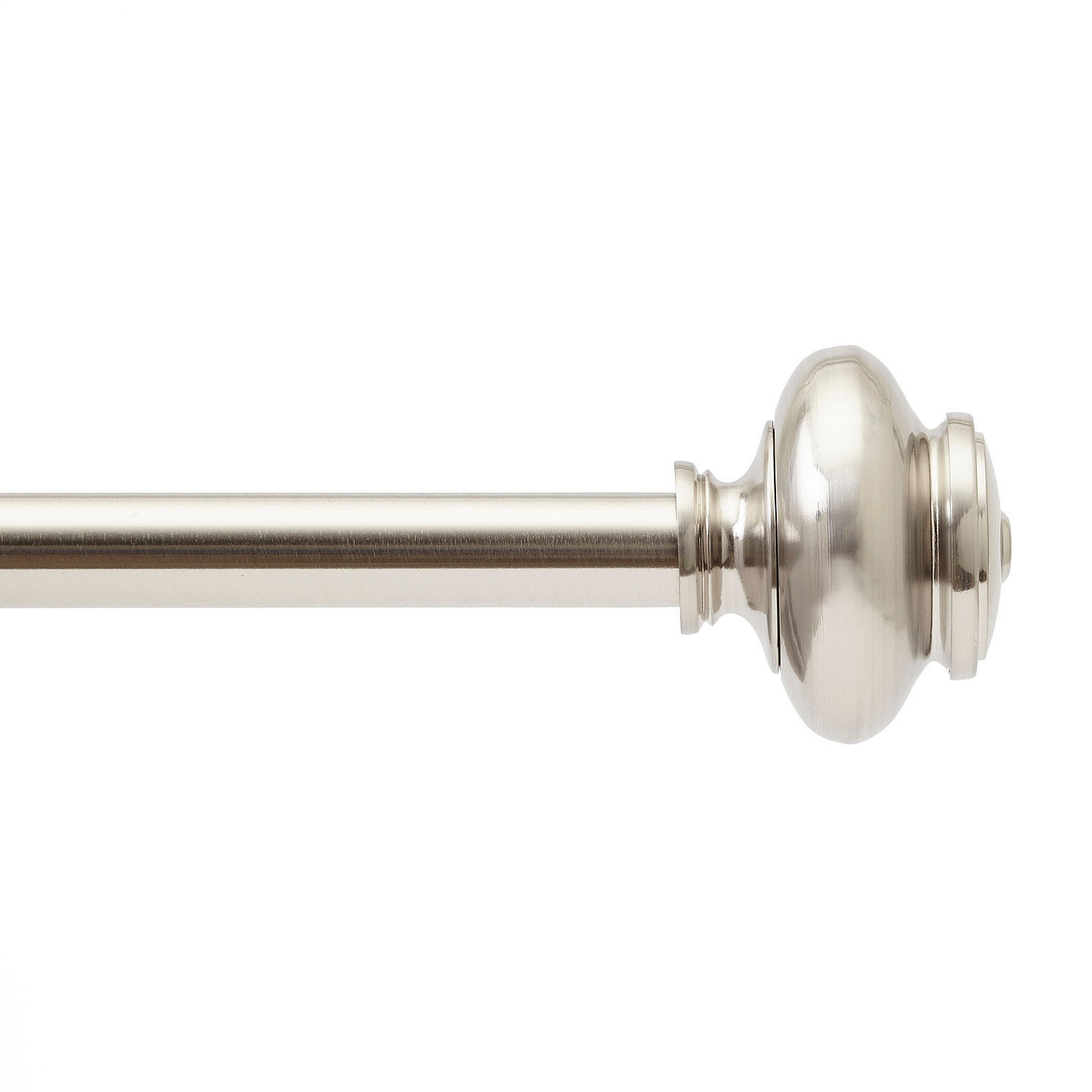 Logan Capped Knob 3/4″ Curtain Drapery Rod- Three Colors, One Size
