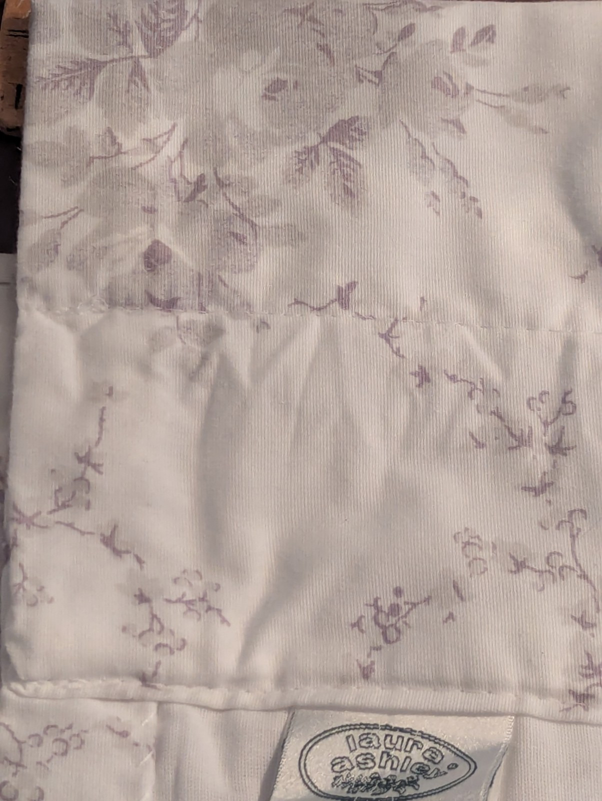 2 Laura Ashley Sophia Lavender Grey Floral Drapes 40×86” Cottagecore Granny