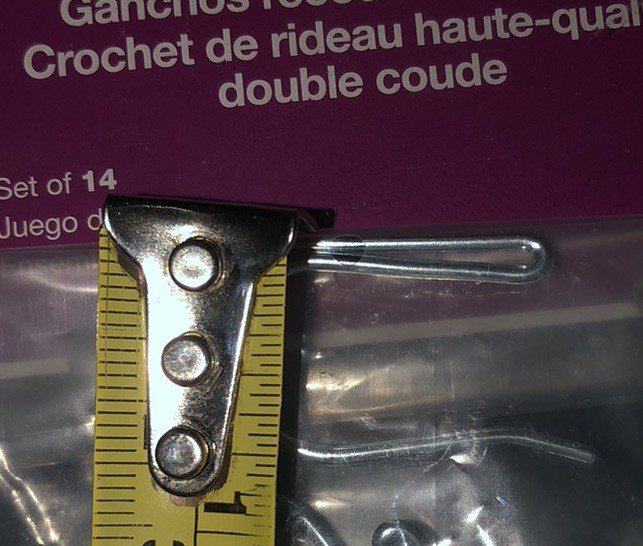 Bali Heavy Duty Rounded Pin On Hooks-BRAND NEW-SHIPS SAME BUSINESS DAY