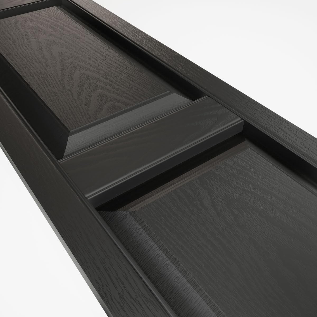 Ekena Millwork Lifetime Vinyl LP2S12X05500BL 12-in. W x 55-in. H, 002 – Black