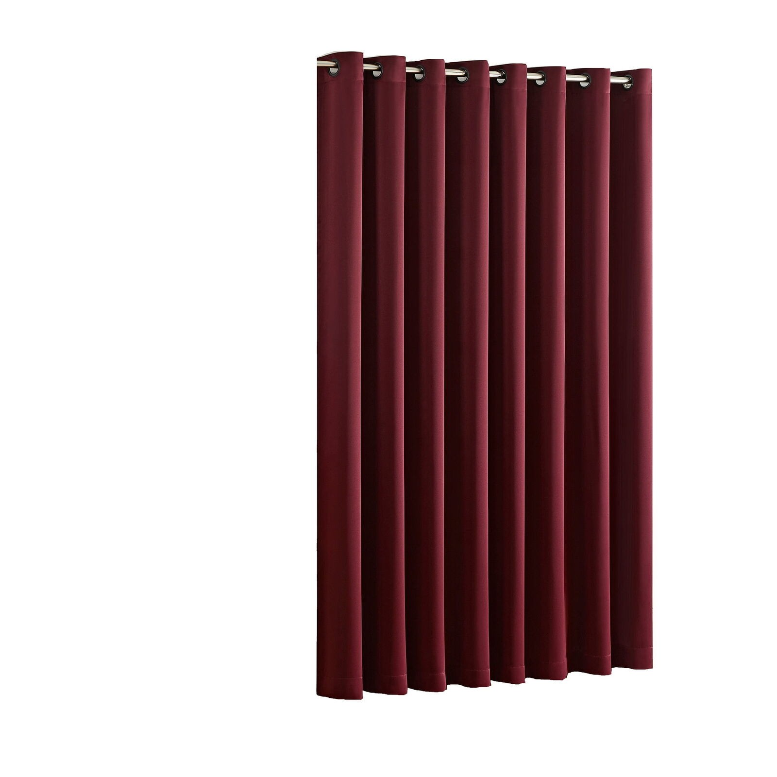 Eclipse Tricia Grommet Top Darkening Patio Curtain Panel 84x 100 in Sangria