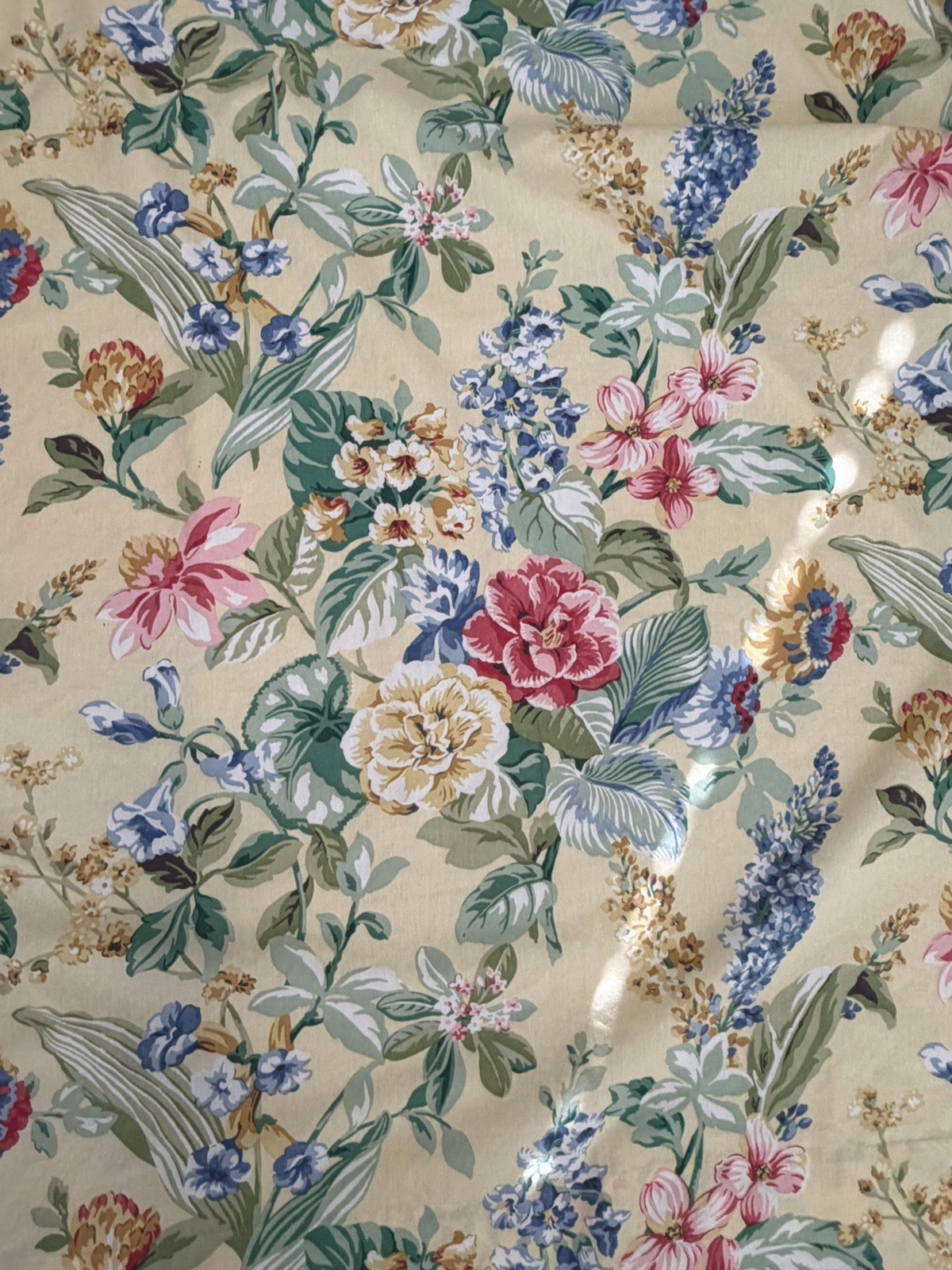 Thomasville At Home Rod Pocket Lined Cotton Curtains Virginia 48 X 84”
