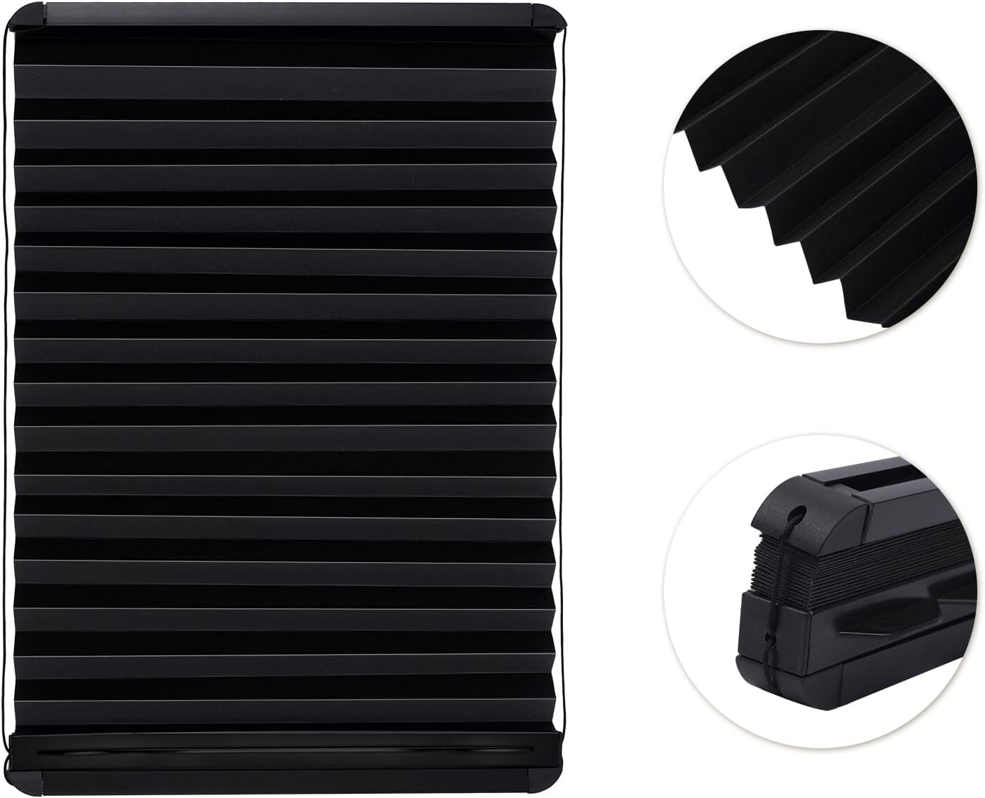 Thin Shade Ready RV Entry Door Window Lippert Prepped 12”x21” Pleated Blinds