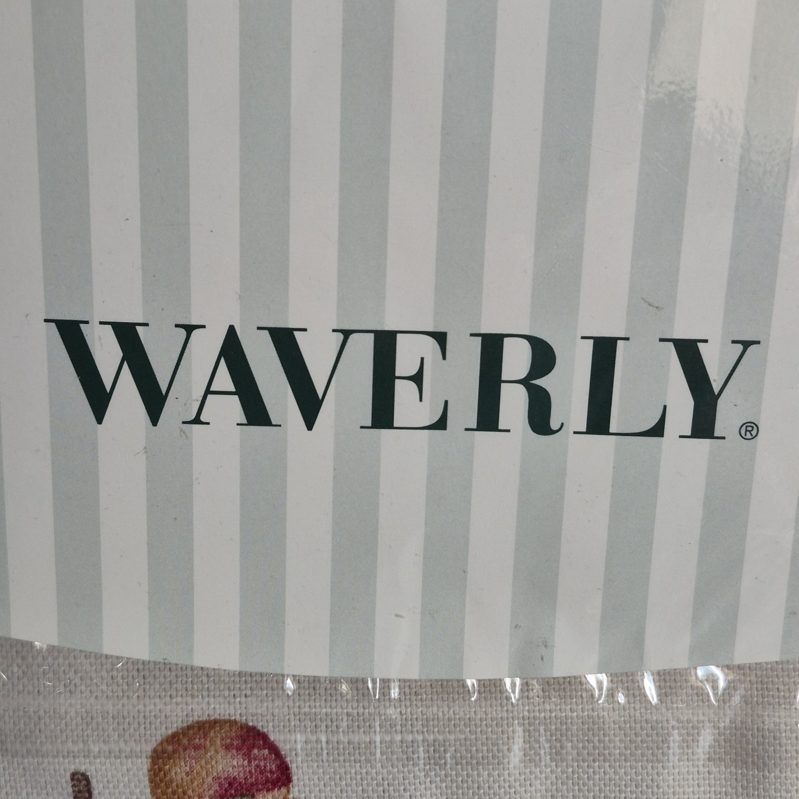 NIP Waverly Second Spring Natural Balloon Valance Florals Berries Ferns
