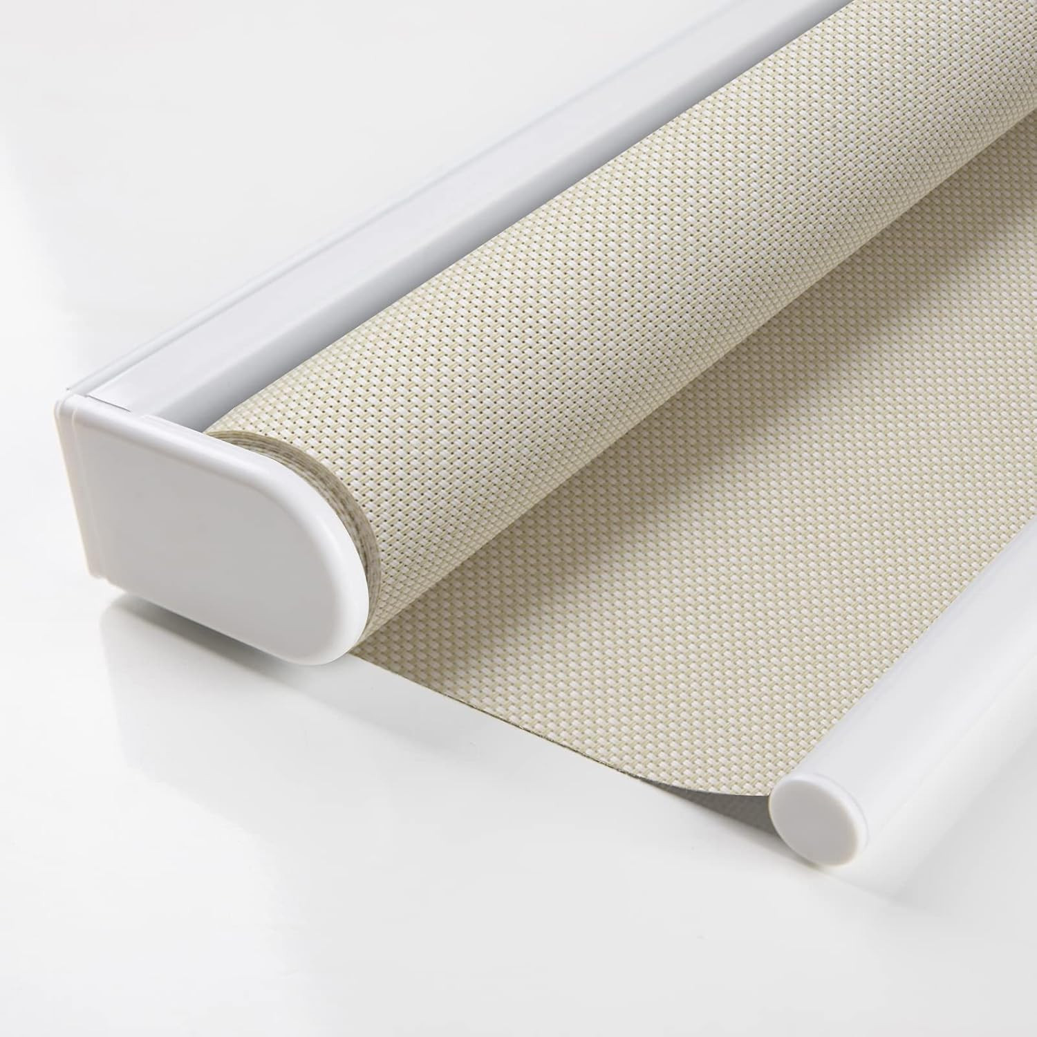 Cordless Light Filtering Roller Shades 46″ W X 72″ H Beige