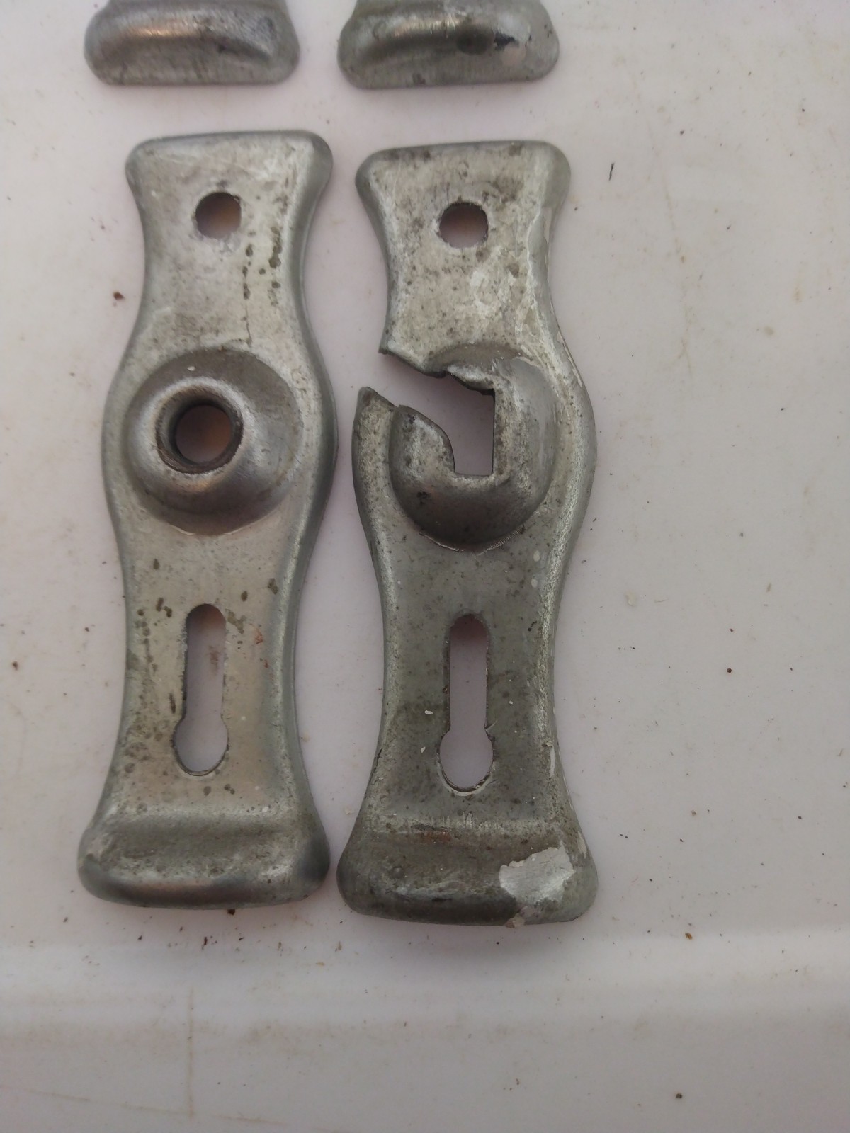 Vintage 1950s Inside Mount Roller Shade Brackets Pair Of 4
