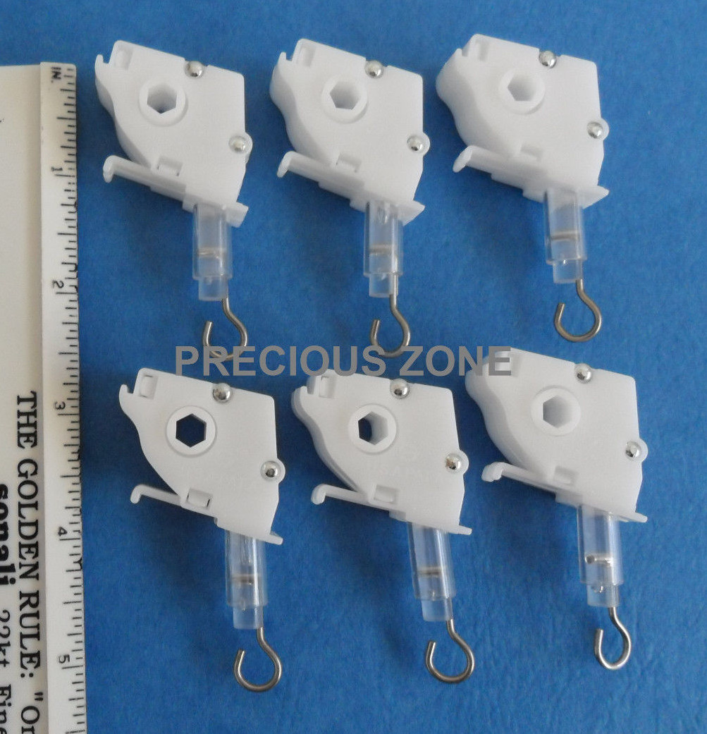 6 pcs Mini Blinds Wand Tilt Control Parts Wand Tilter