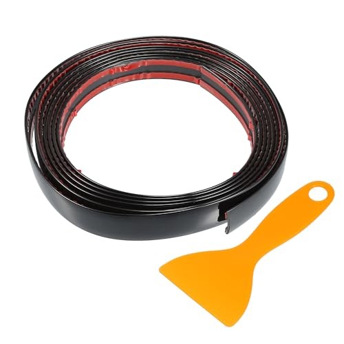 Car Truck Window Trim Strip 7/10″ Width 10Ft 300cm Self Adhesive 18mm Black