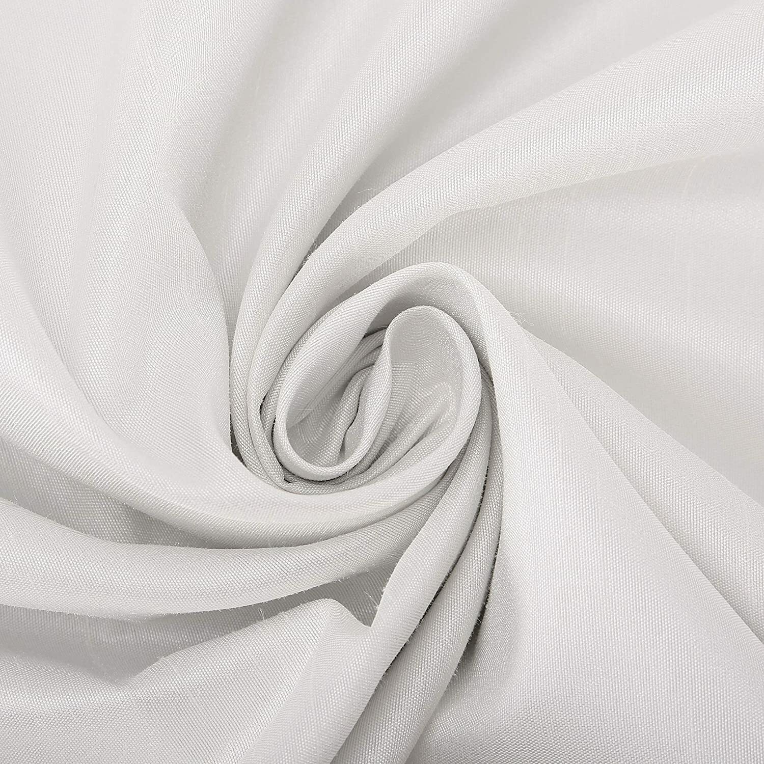Sun Zero 84″ Evelina Back Tab Blackout Window Curtain Panel – Pearl White