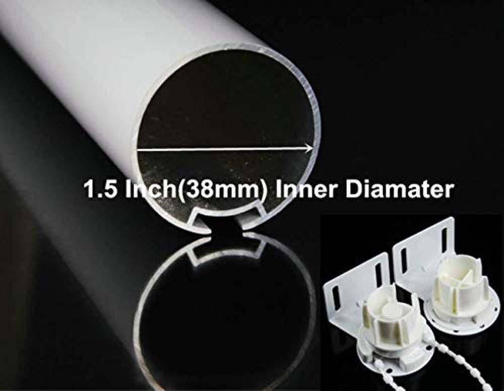 Roller Blind Shade Metal Core Clutch Bracket Cord 0.21″W x 0.24″H, Beige
