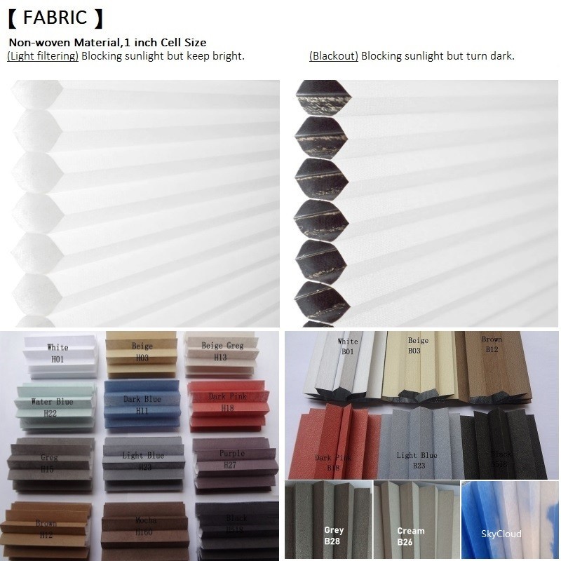 Motorized Skylight Blinds,Electric Roof Blinds,Pleated Fabric,KARLLEO-US-250815