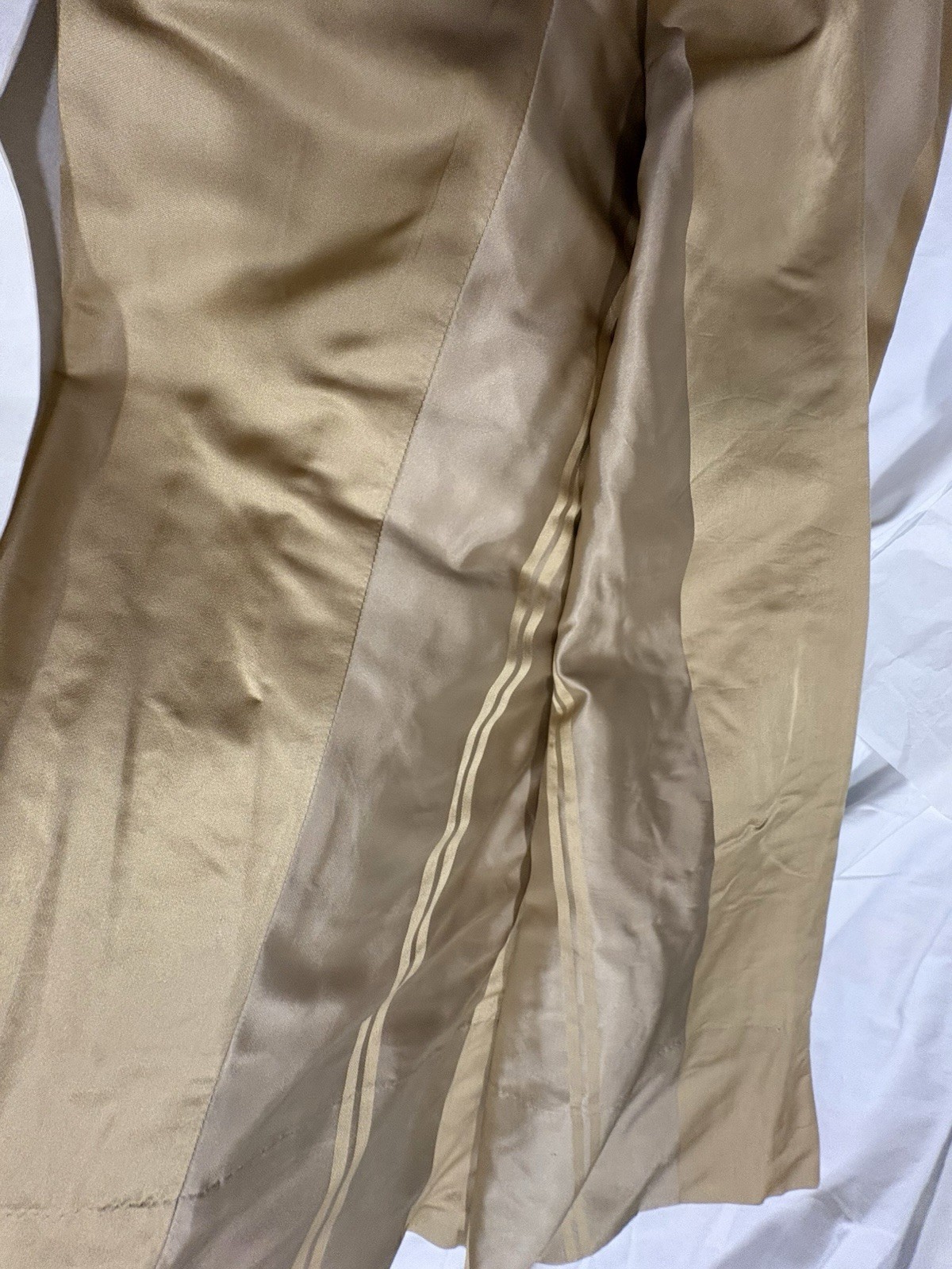 Restoration Hardware Thia Silk CurtainsPleated Interlined Thermal/ Gold/Tan