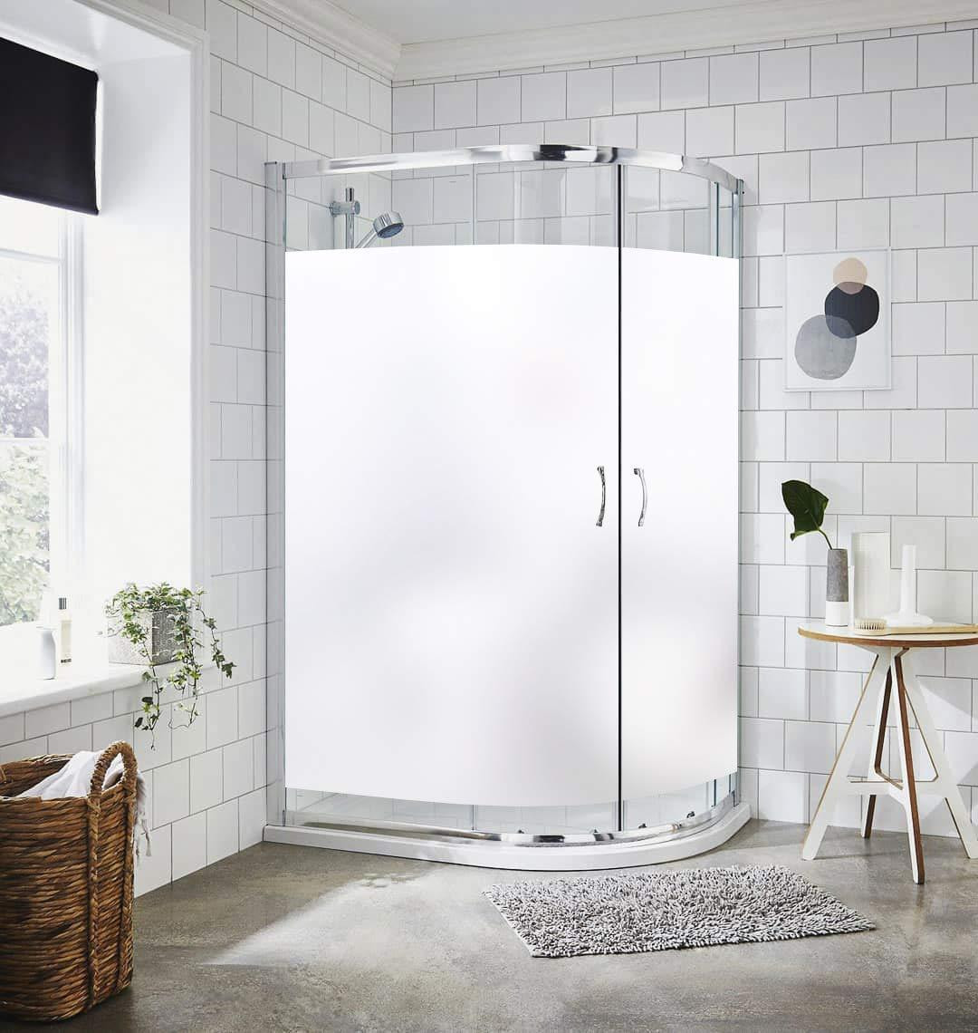 Frosted Privacy Opaque Window Film Self-adhesive White Pure Glass Sticker Tint