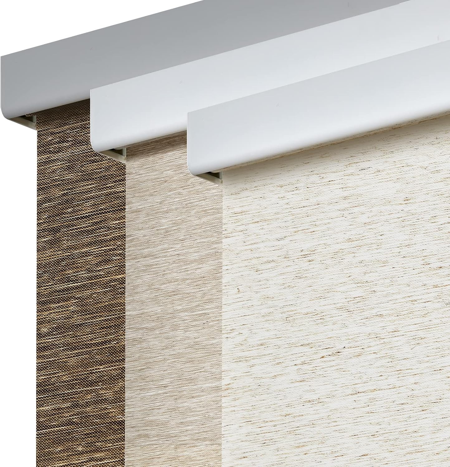 Persilux Cordless Light Filtering Woven Roller Shades Cream 40×72 #R019