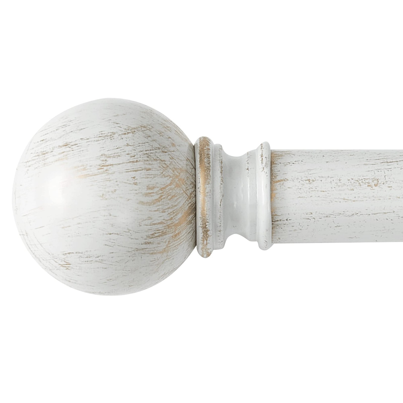 Decorative Single Window Drape Curtain Rod Retro Style 1 1/8 Inch 2848 Inch