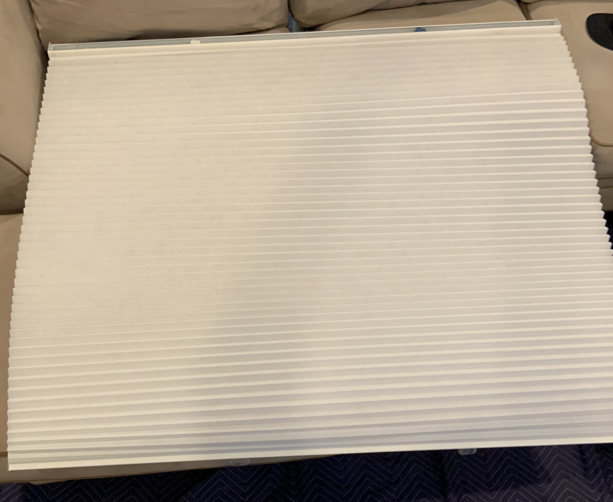 Smith and Noble 1″ Cellular Shade White (56 5/8H X 57 3/4 W)