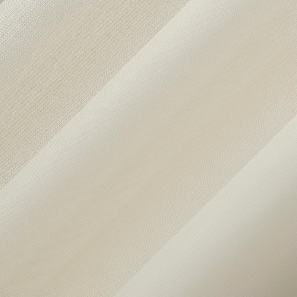 Valerie Heathered Texture Ivory Polyester 40 In. W X 84 In. L Grommet Light Filt