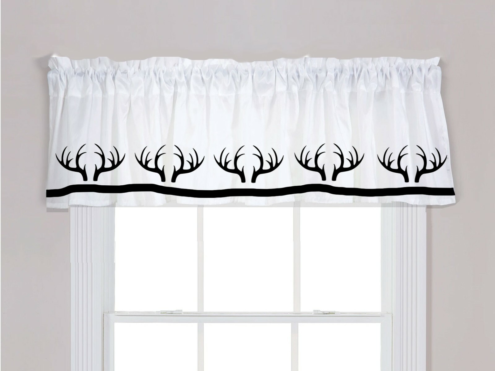 Orca Whale Window Valance in Your Choice of Colors Handmade Decor