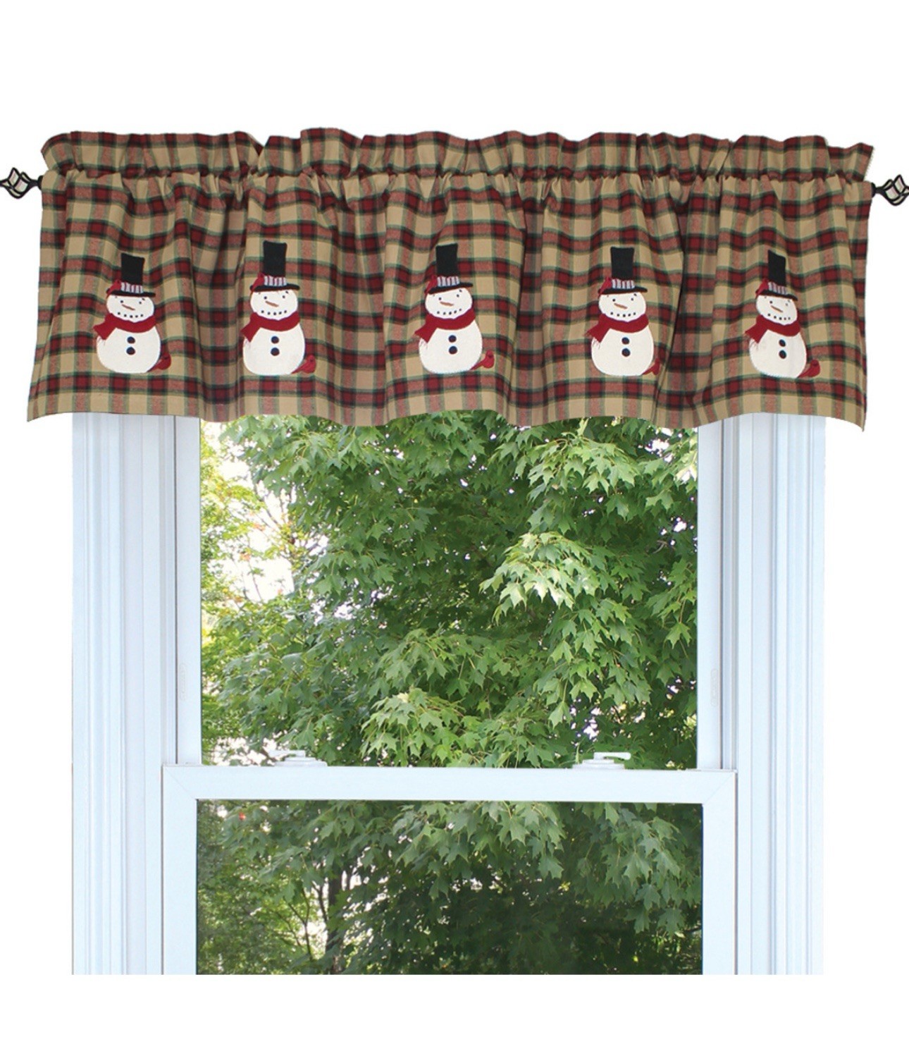 Snowman C Winterberry Valance NEW