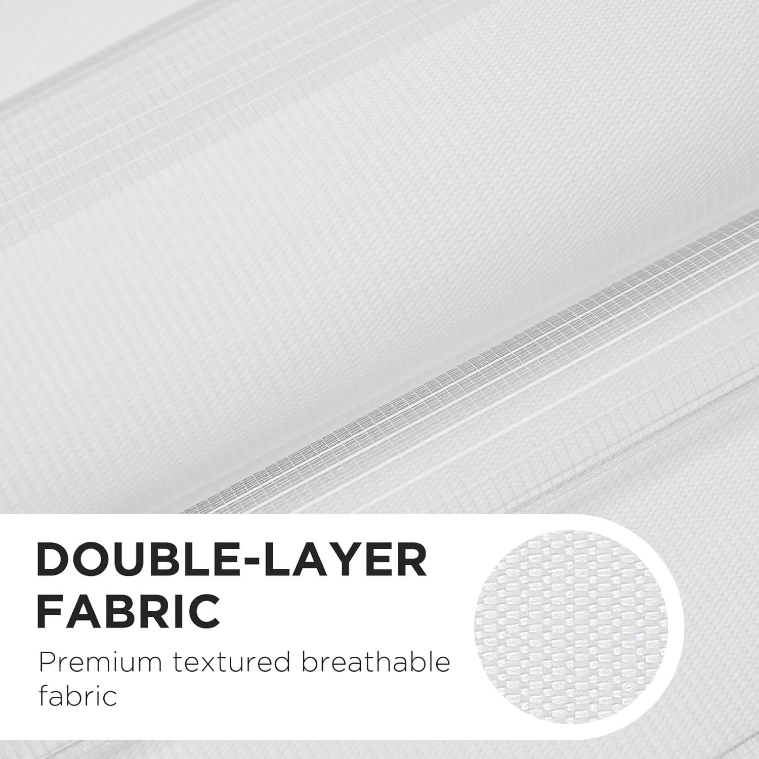 20″W x 48″H Cordless Zebra Blinds – Eco-Friendly & Fade Resistant