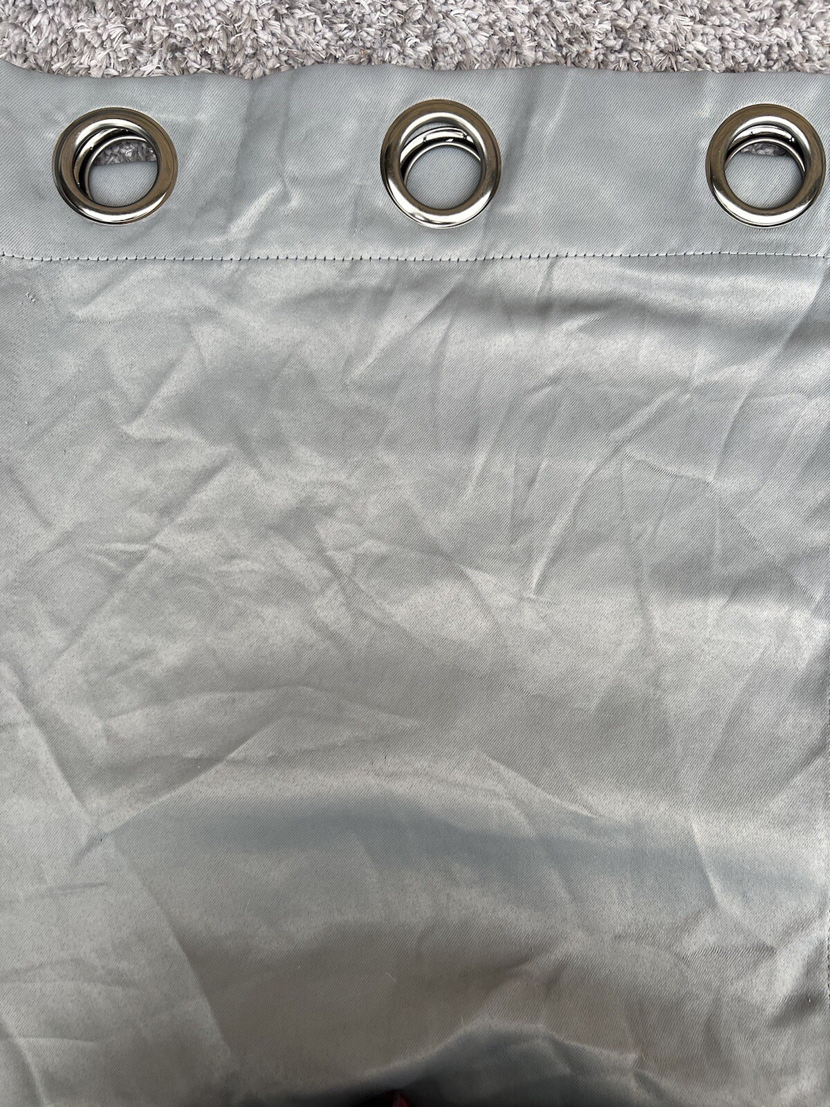 Opal House 1 Sheer Courtain New Gray For Windows Metal Ring