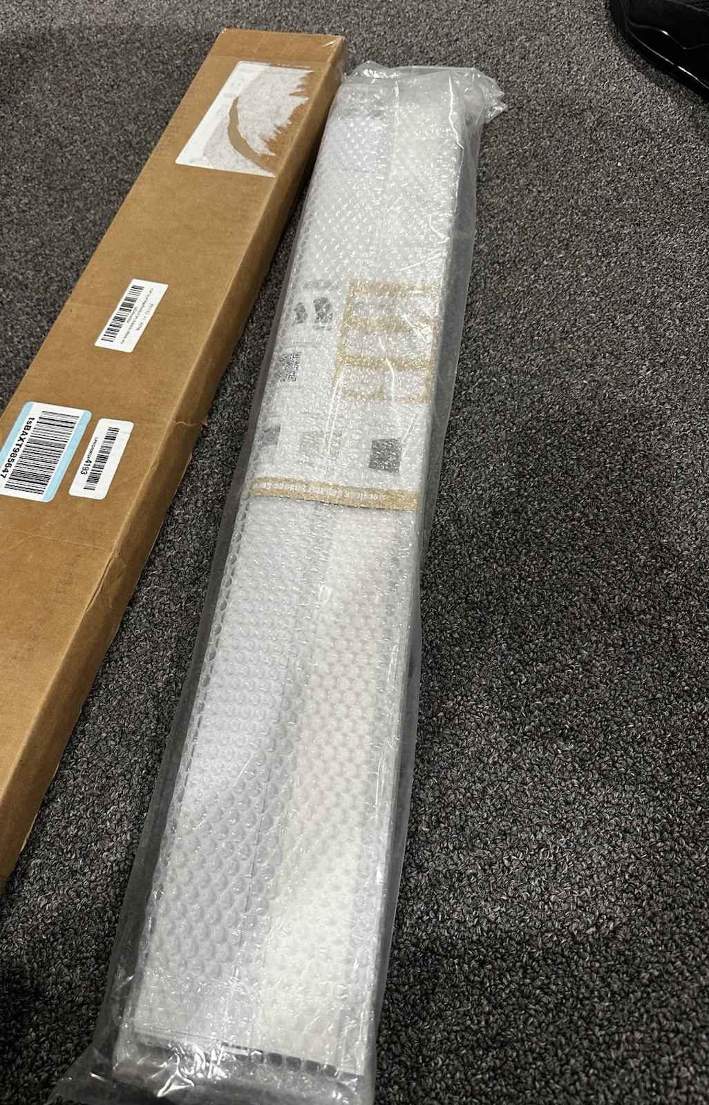 Boolegon No-Drill Cordless Top Down Bottom Up Cellular Shade White 29×48