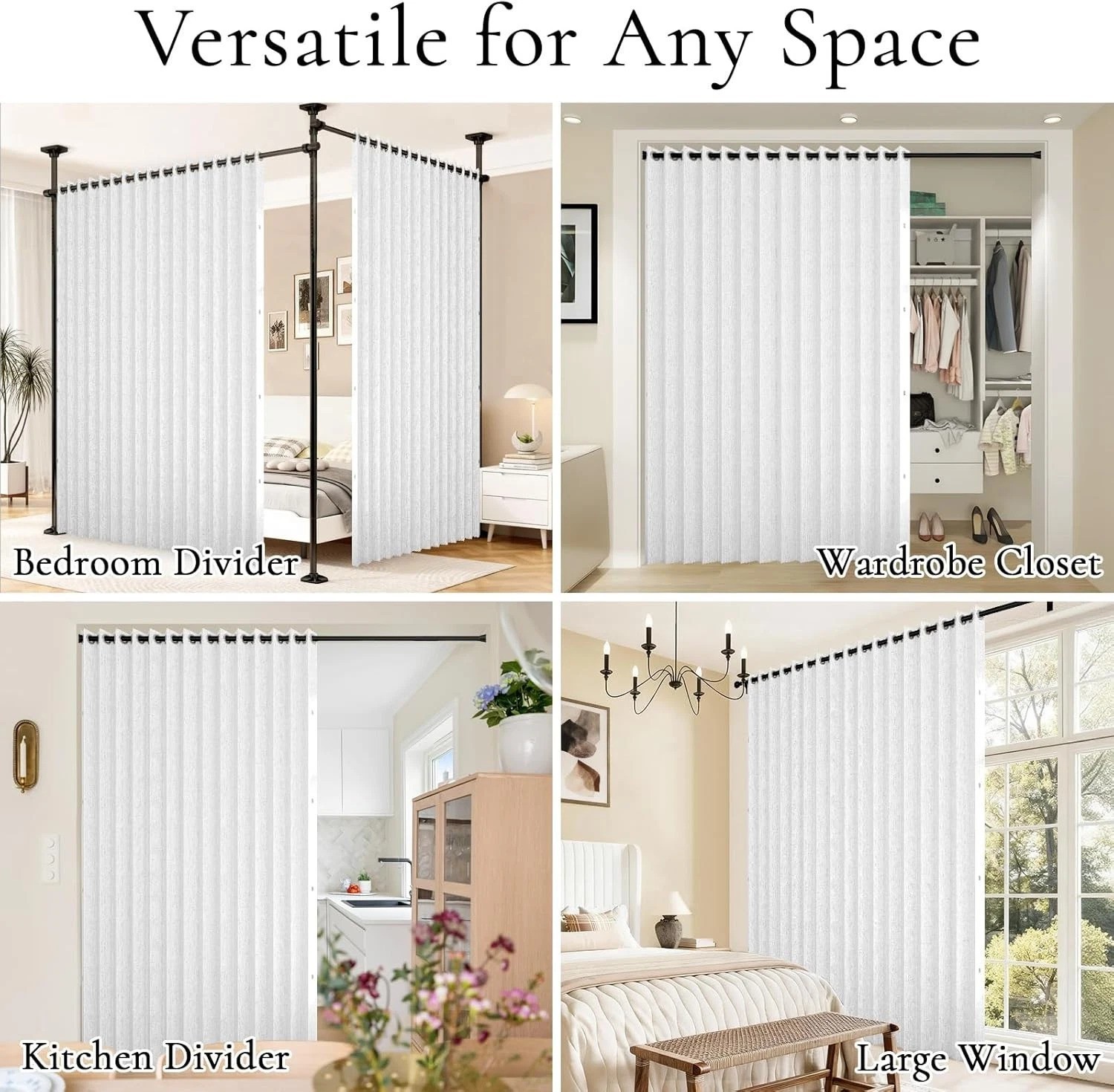 Fabric Vertical Shades & Blinds, 100% Blackout Door Shades, Window Shade, Ver…